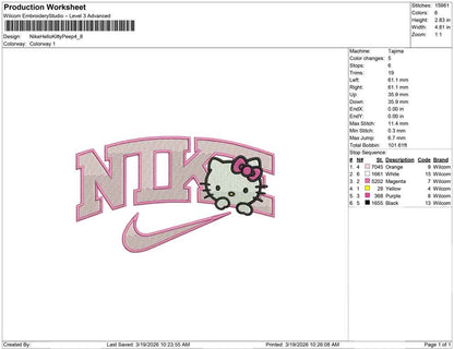 Nike Hello Kitty Peep