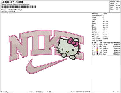Nike Hello Kitty Peep