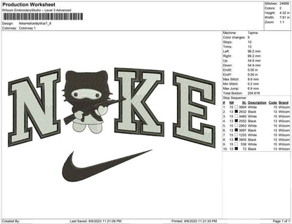 Nike Hello kitty War