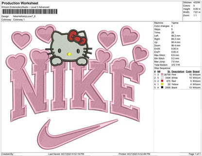 Nike Hello kitty Love