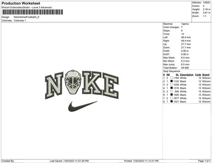 Nike Helmet Hockey
