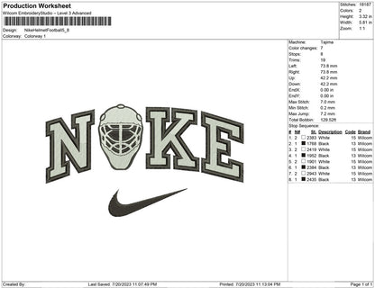 Nike Helmet Hockey