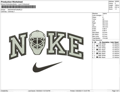 Nike Helmet Hockey