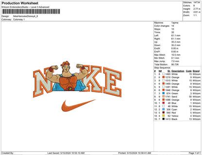 Nike Hercules Disney