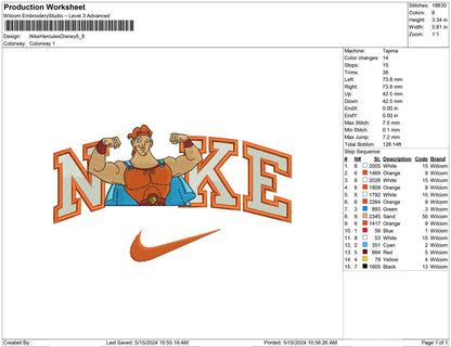Nike Hercules Disney