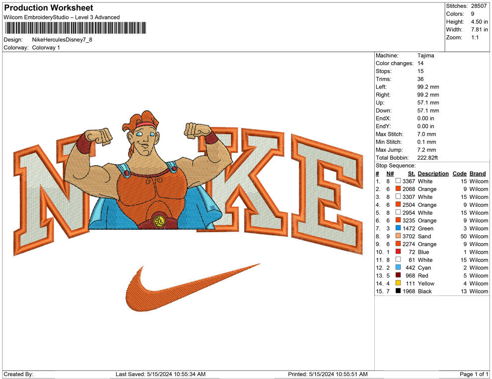 Nike Hercules Disney