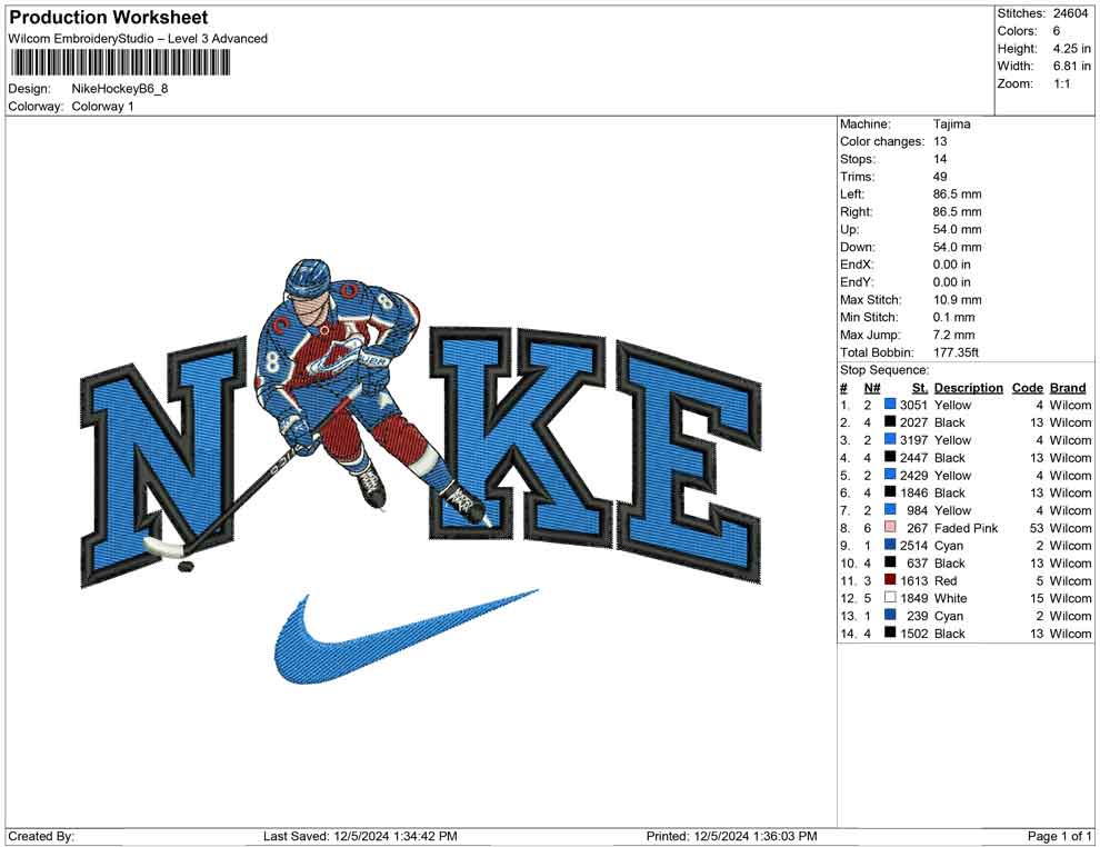 Nike Hockey B