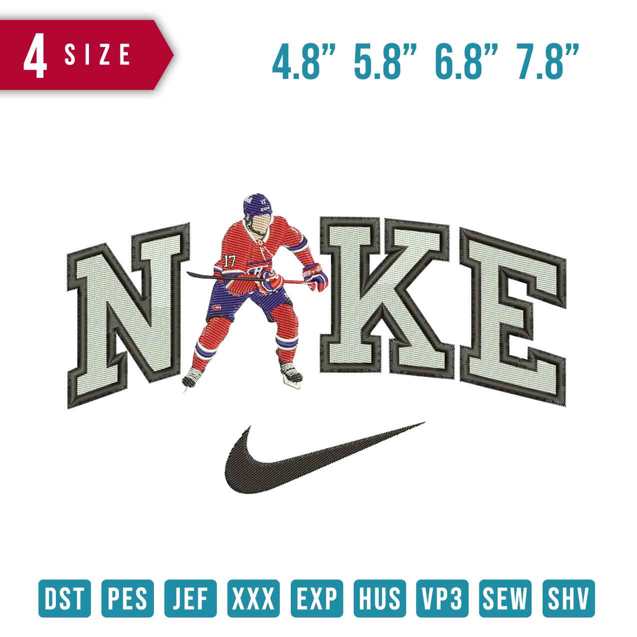 Nike Hockey Red 17
