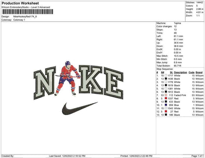 Nike Hockey Red 17