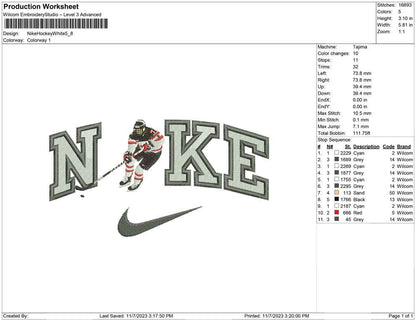 Nike Hockey White