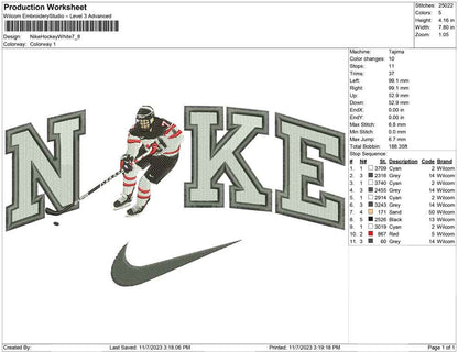 Nike Hockey White
