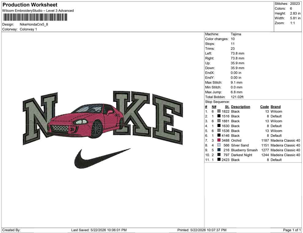 Nike Honda Crx