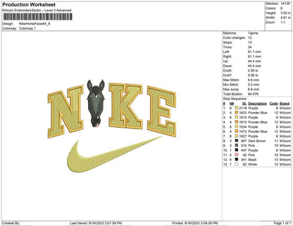Nike Horse face A