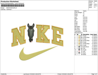 Nike Horse face A