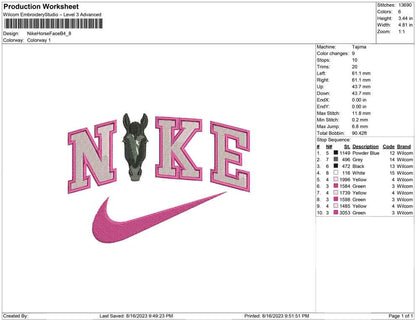 Nike Horse face B