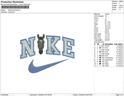 Nike Horse Head