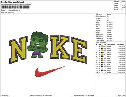 Nike Hulk Chibi