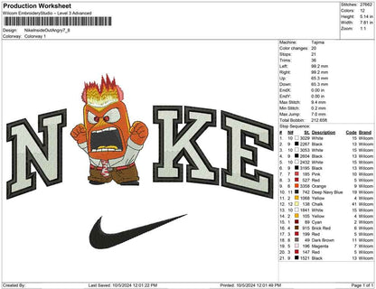 Nike Inside Out Angry