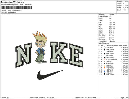 Nike jhony test