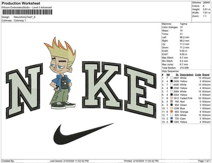 Nike jhony test