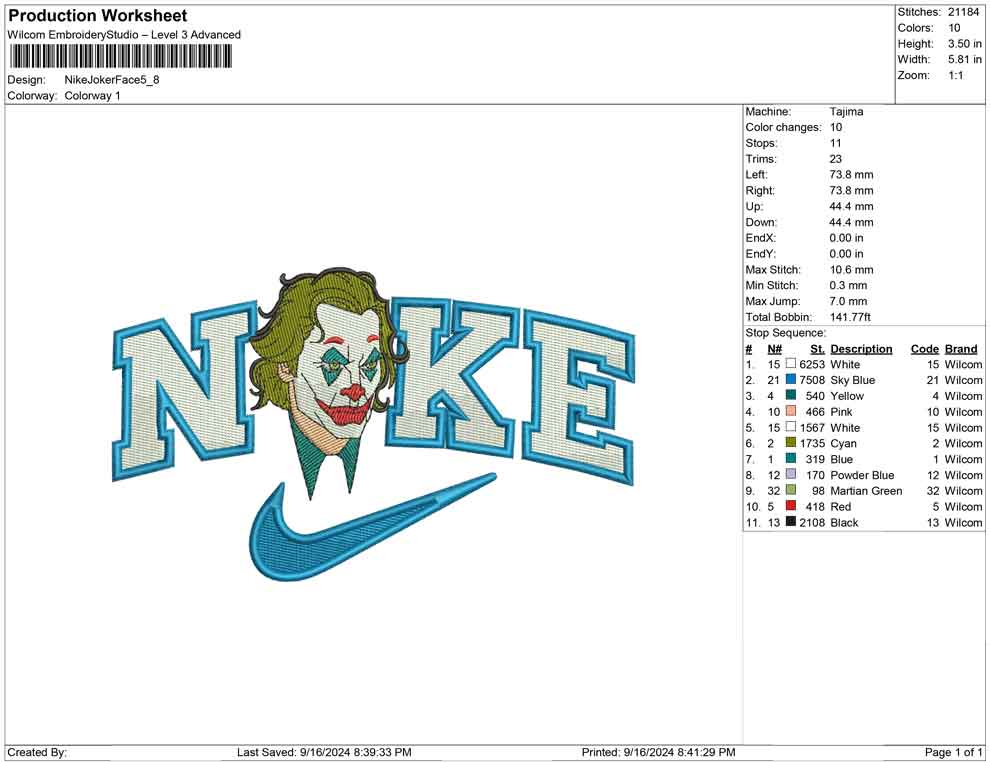 Nike Joker Face