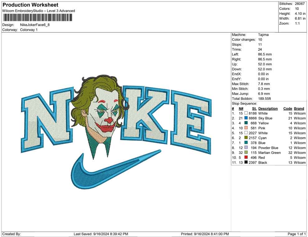 Nike Joker Face