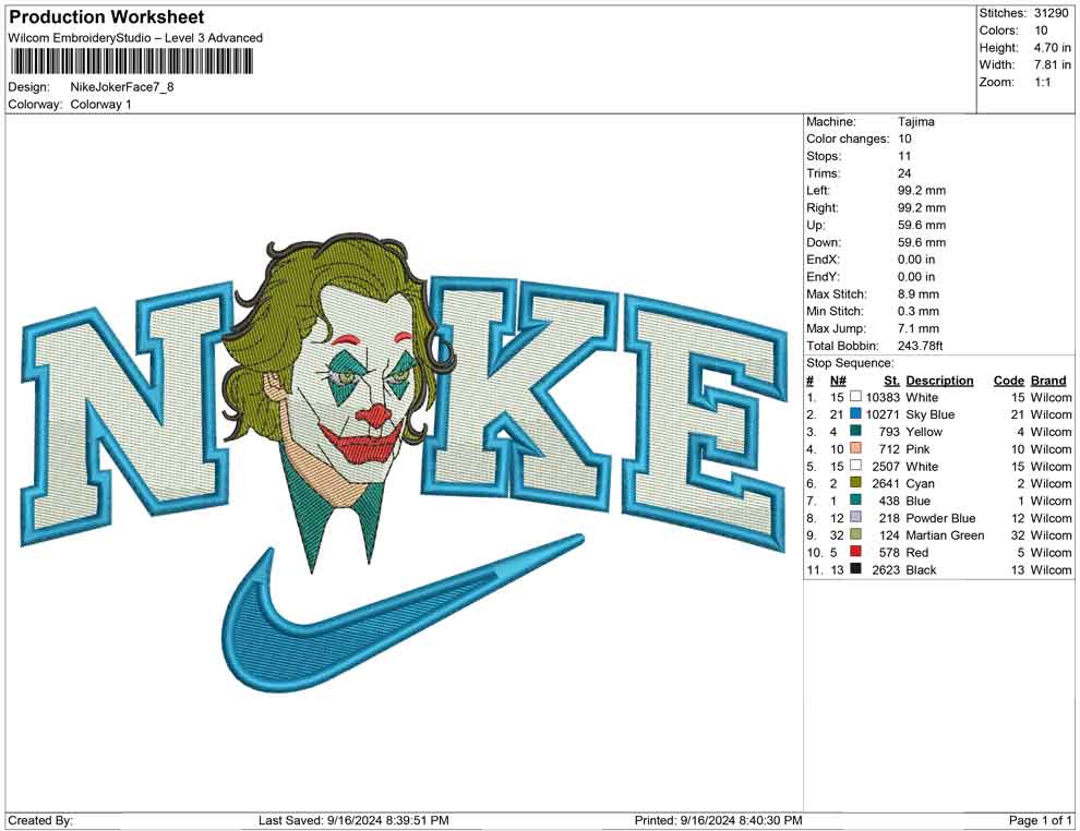 Nike Joker Face