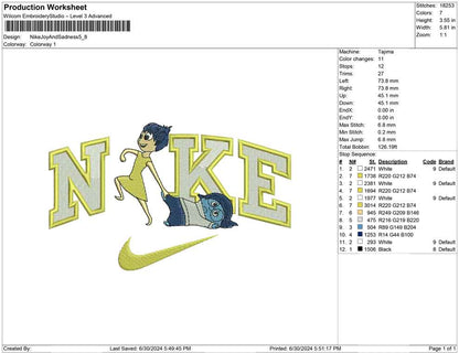 Nike Joy And Sadness