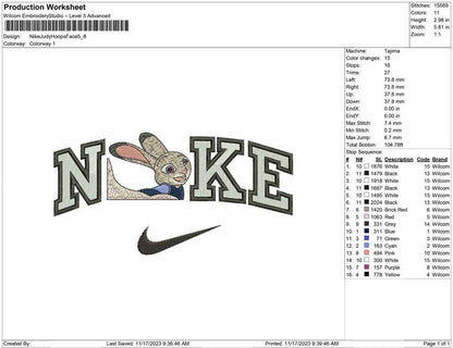 Nike Judy hopps face