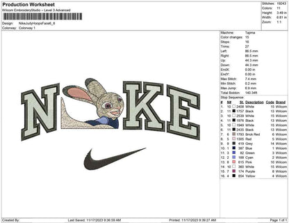Nike Judy hopps face