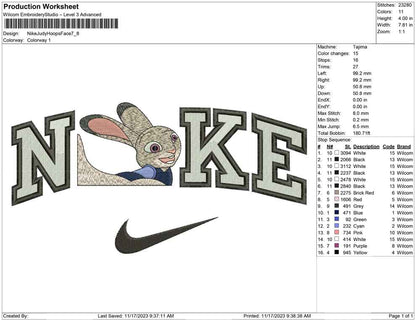 Nike Judy hopps face