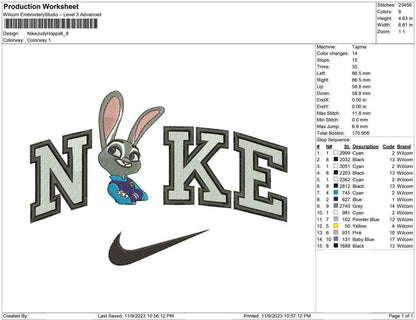 Nike Judy hopps