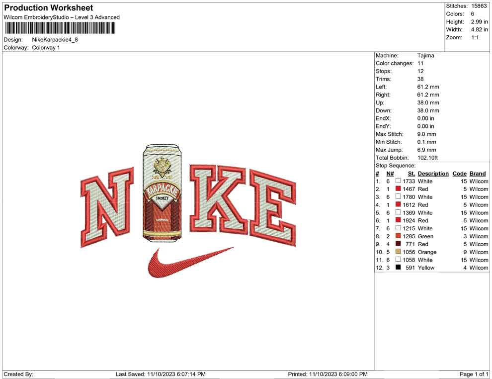 Nike Karpackie bottle