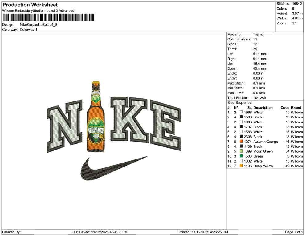 Nike Karpackie Bottle