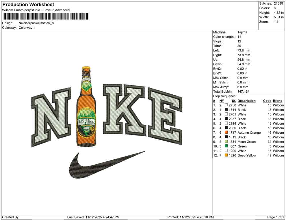 Nike Karpackie Bottle