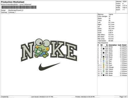 Nike Keroppi flower