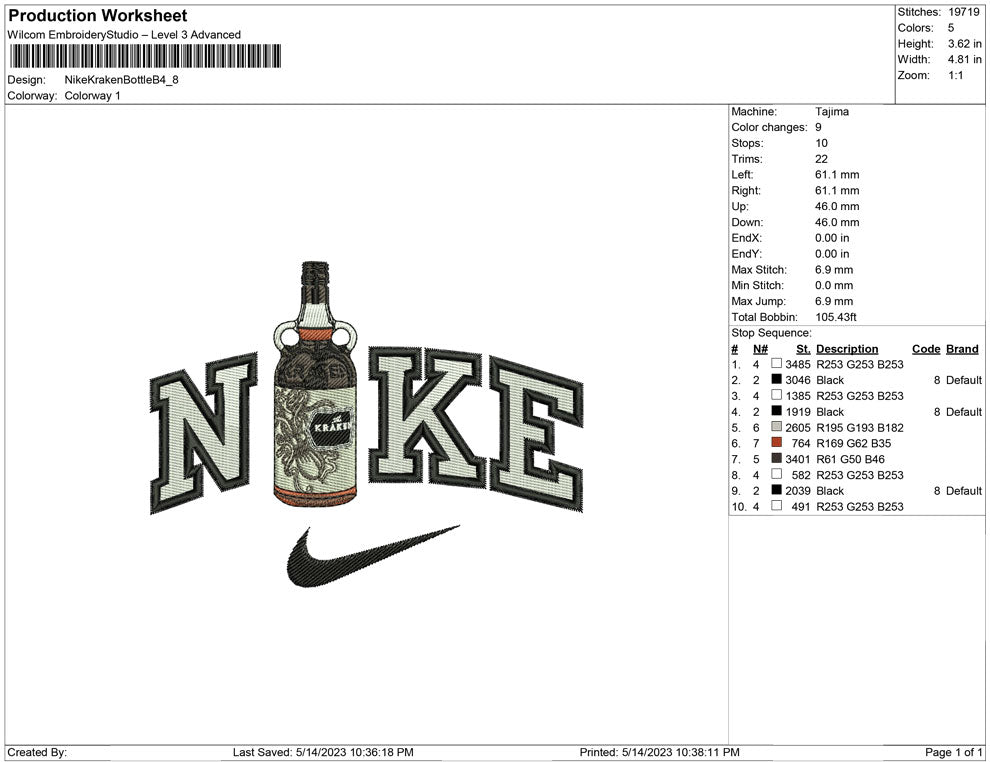 Nike Kraken Bottle B