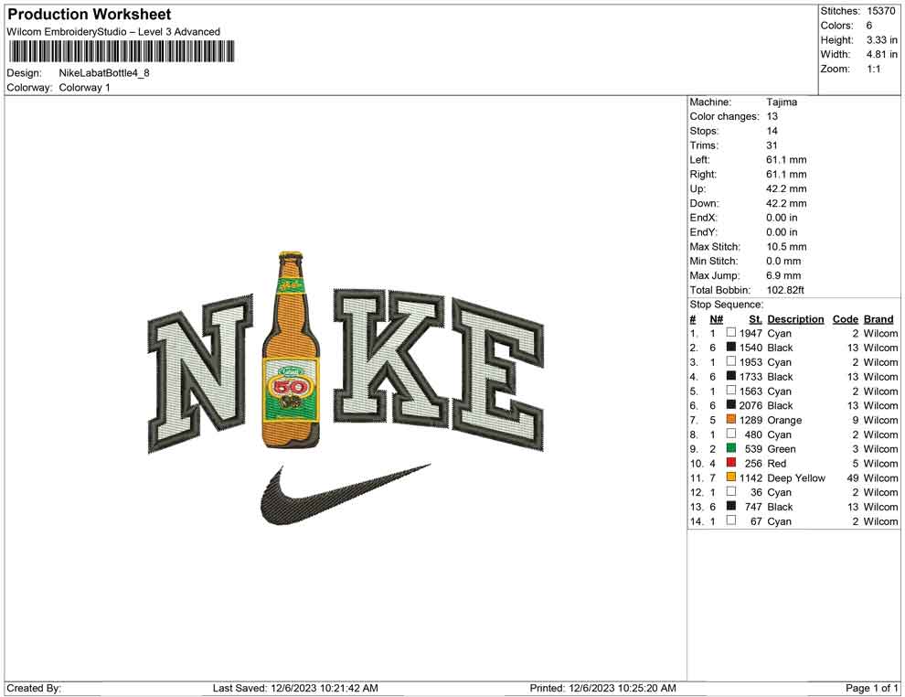 Nike Labat Bottle