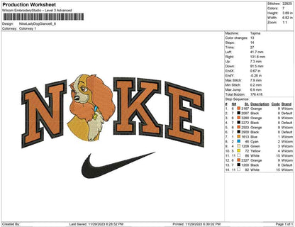 Nike Lady Dog  Glance