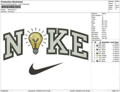 Nike Lamp