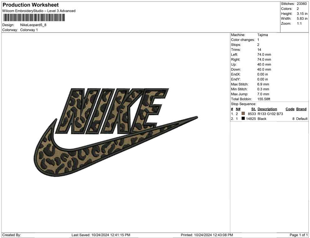 Nike Leopard