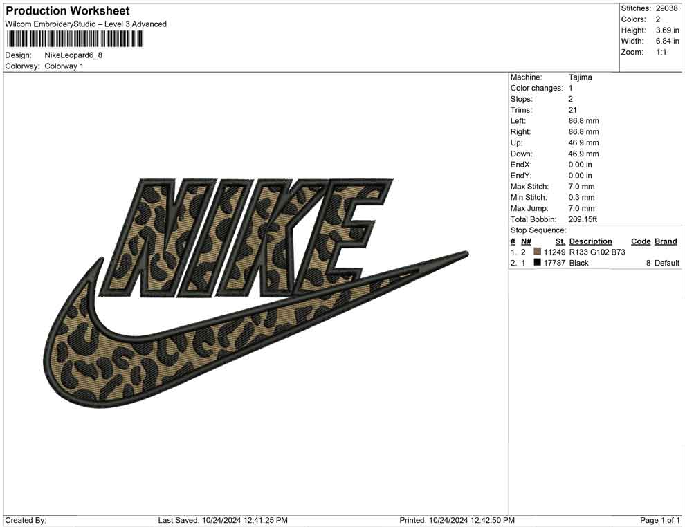 Nike Leopard