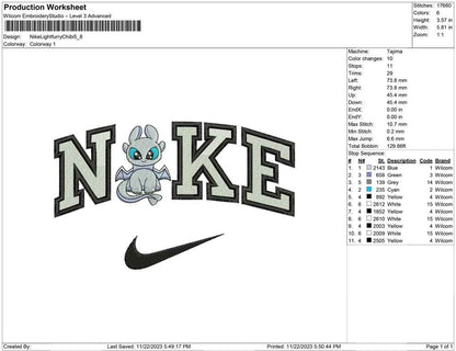 Nike Light furry Chibi