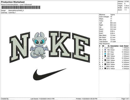 Nike Light furry Chibi