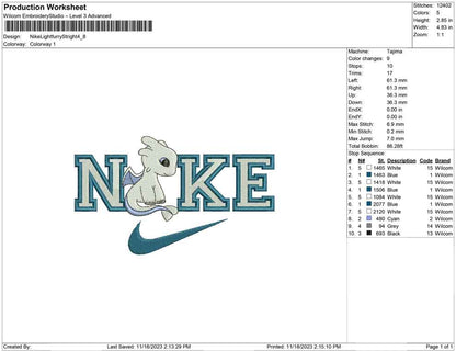 Nike Light furry Stright