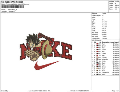 Nike Luffy B