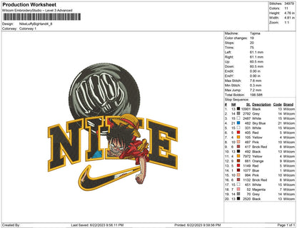 Nike Luffy Big hand