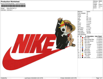 Nike Luffy Chibi