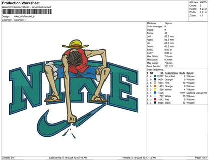 Nike Luffy Punch