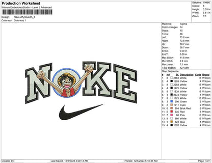 Nike Luffy round